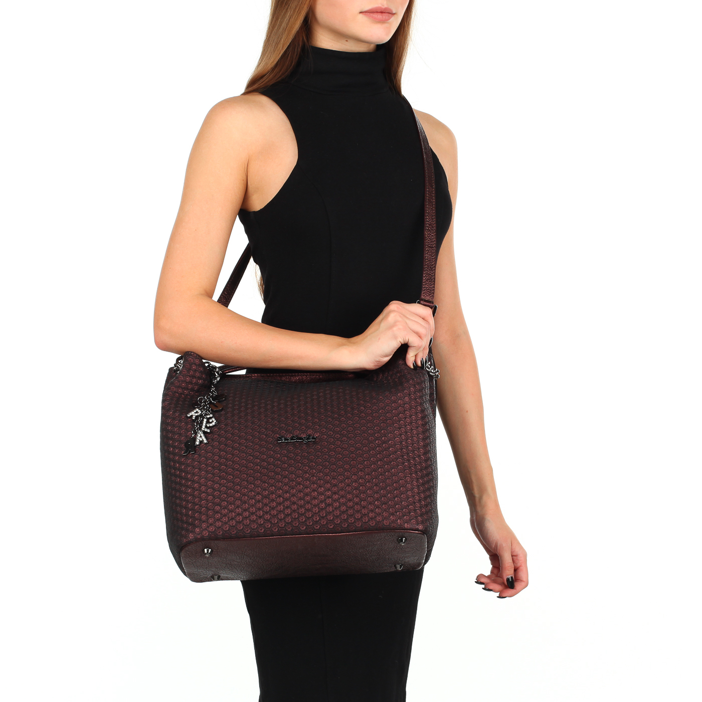 Сумка из мягкой кожи Sara Burglar Cherie Cometa