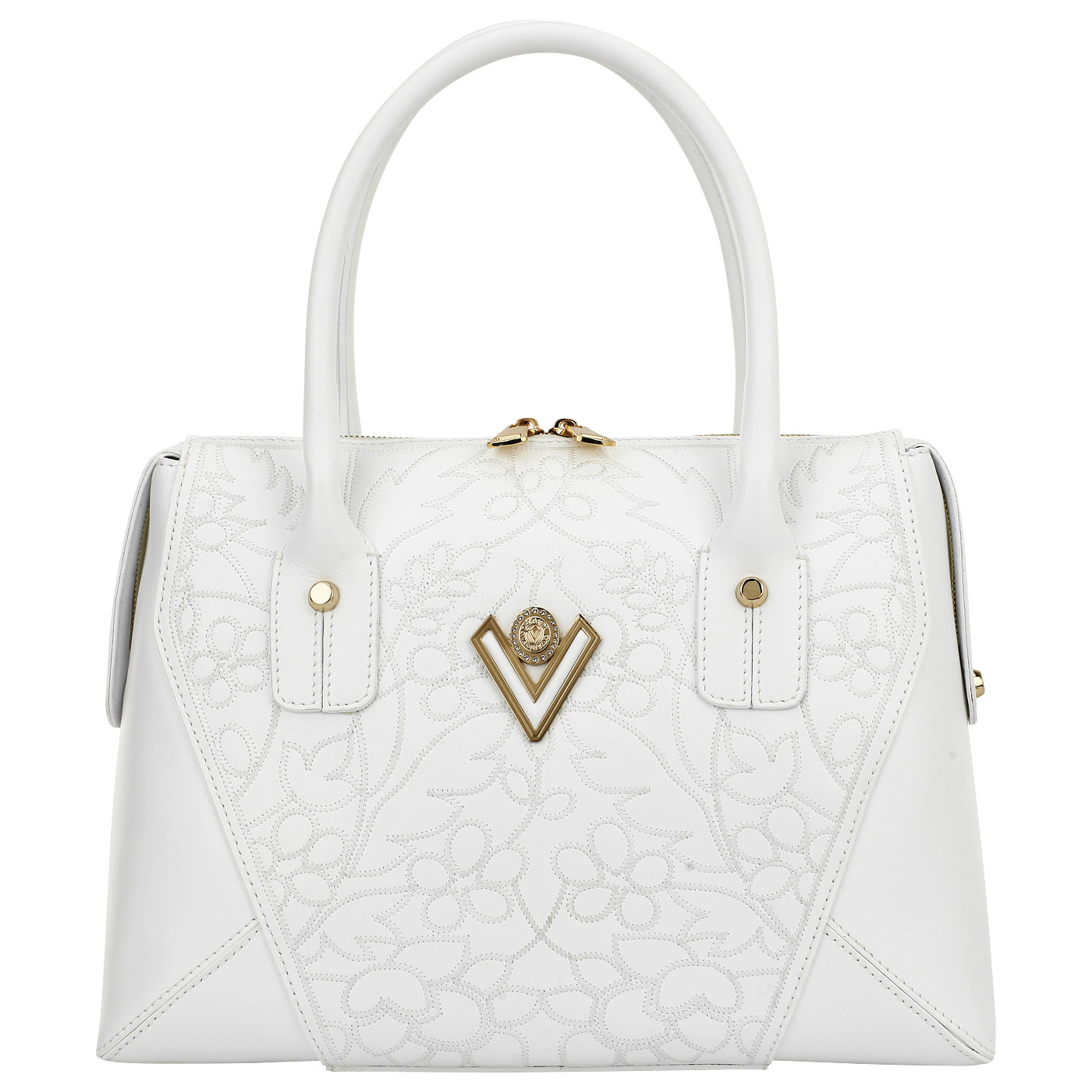 Valentino Orlandi Сумка из белой кожи