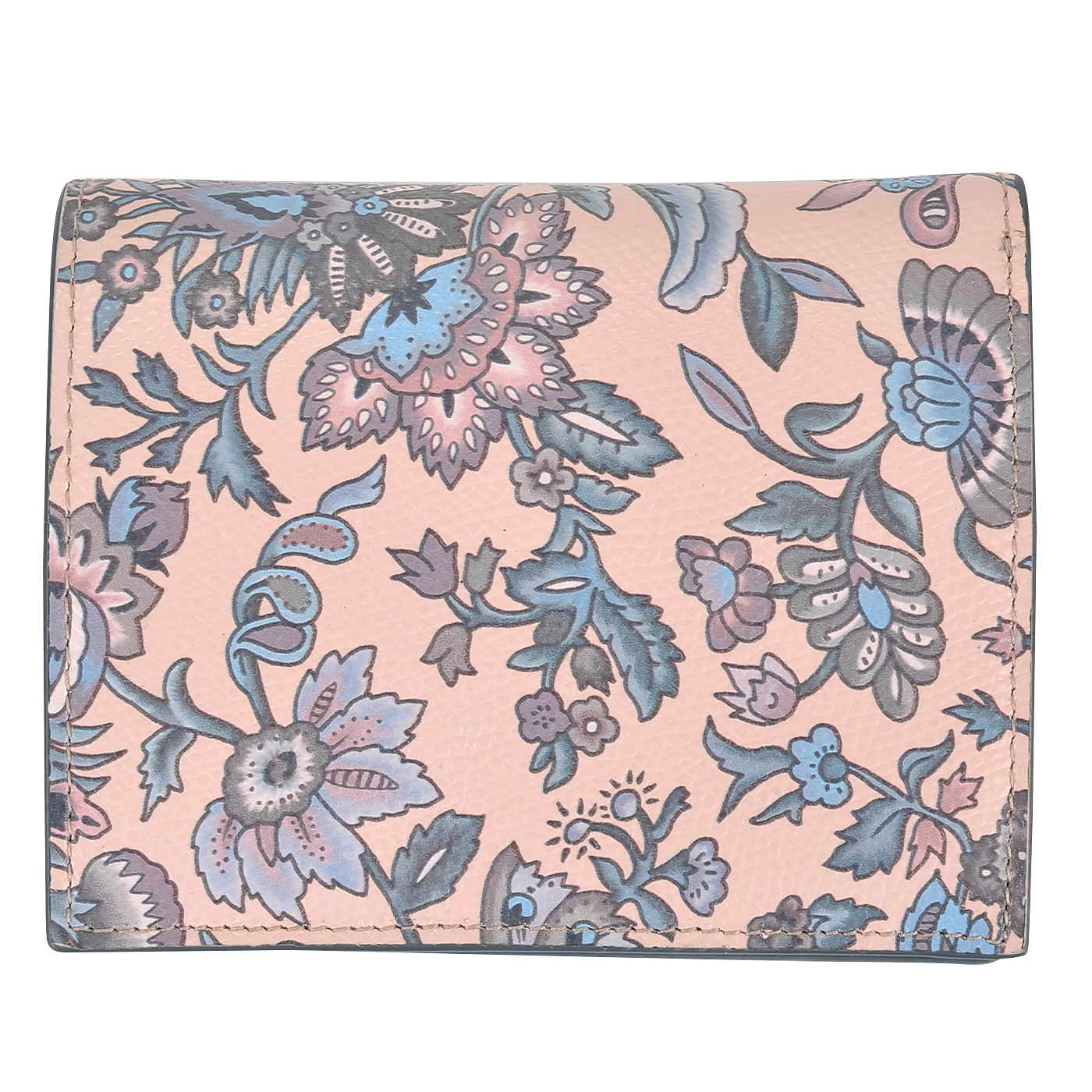 Компактное женское портмоне из натуральной кожи Aurelli Alma fiore