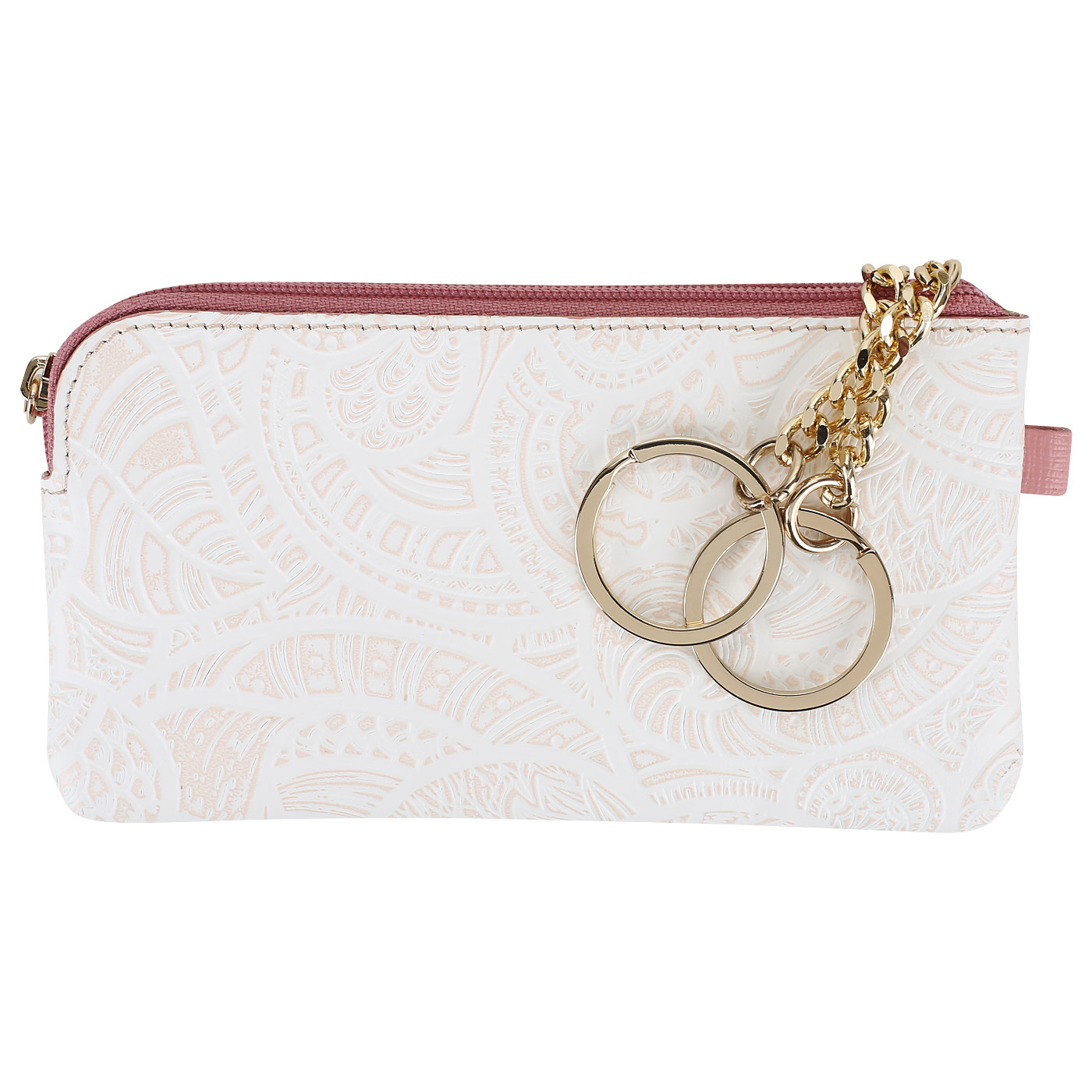 Ключница с розовым тиснением Chatte Bloom