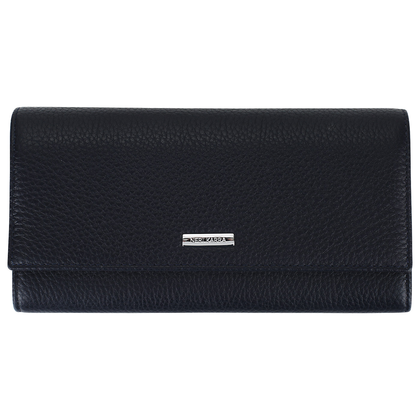 Neri Karra Синее портмоне из кожи