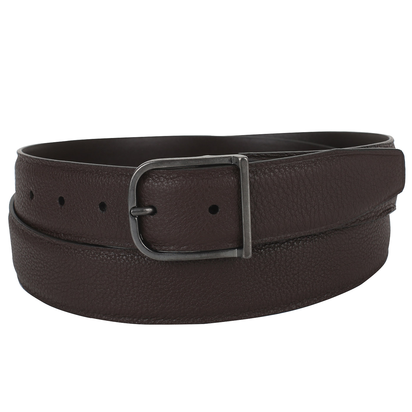 Piquadro Коричневый кожаный ремень