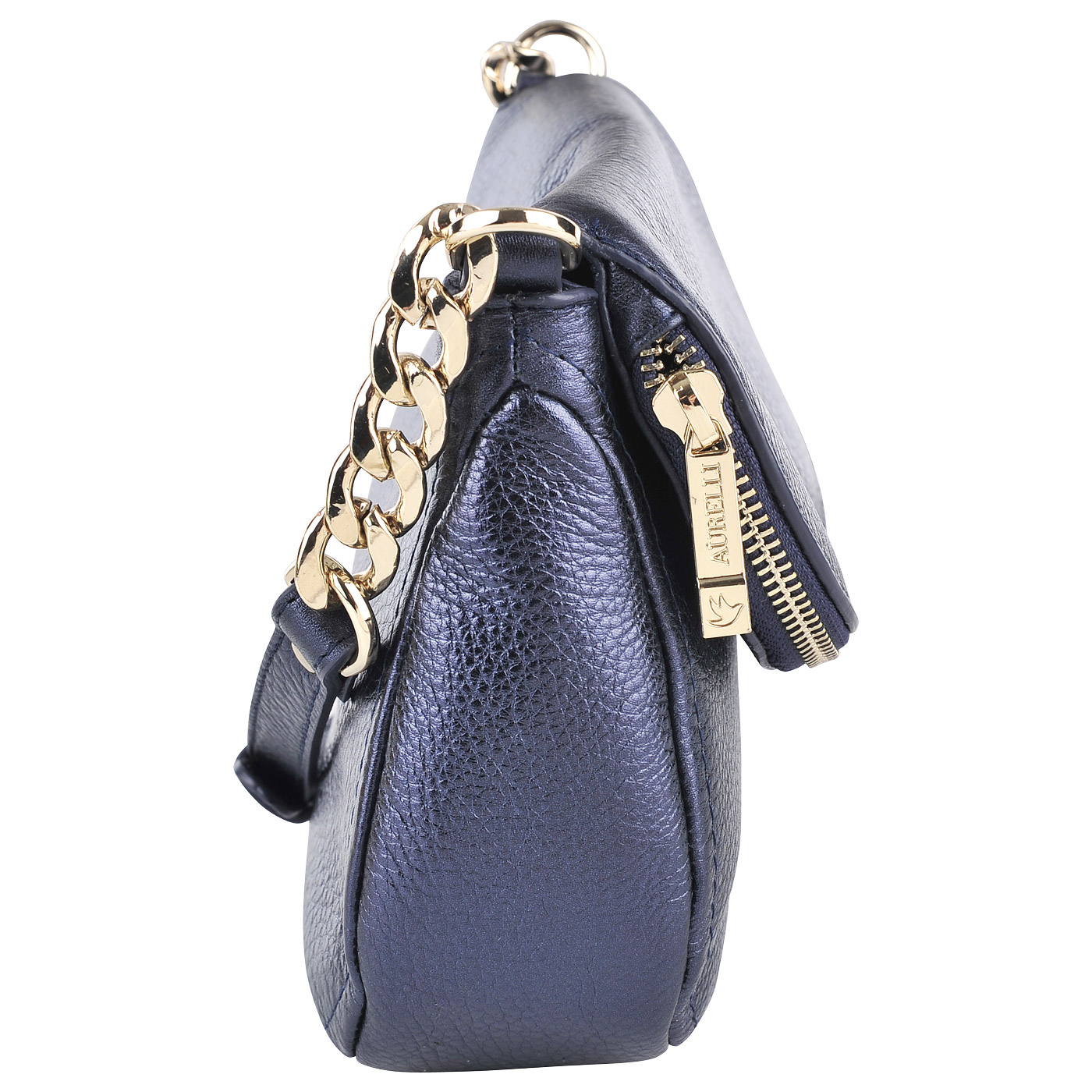 Женская кожаная сумка через плечо Aurelli 