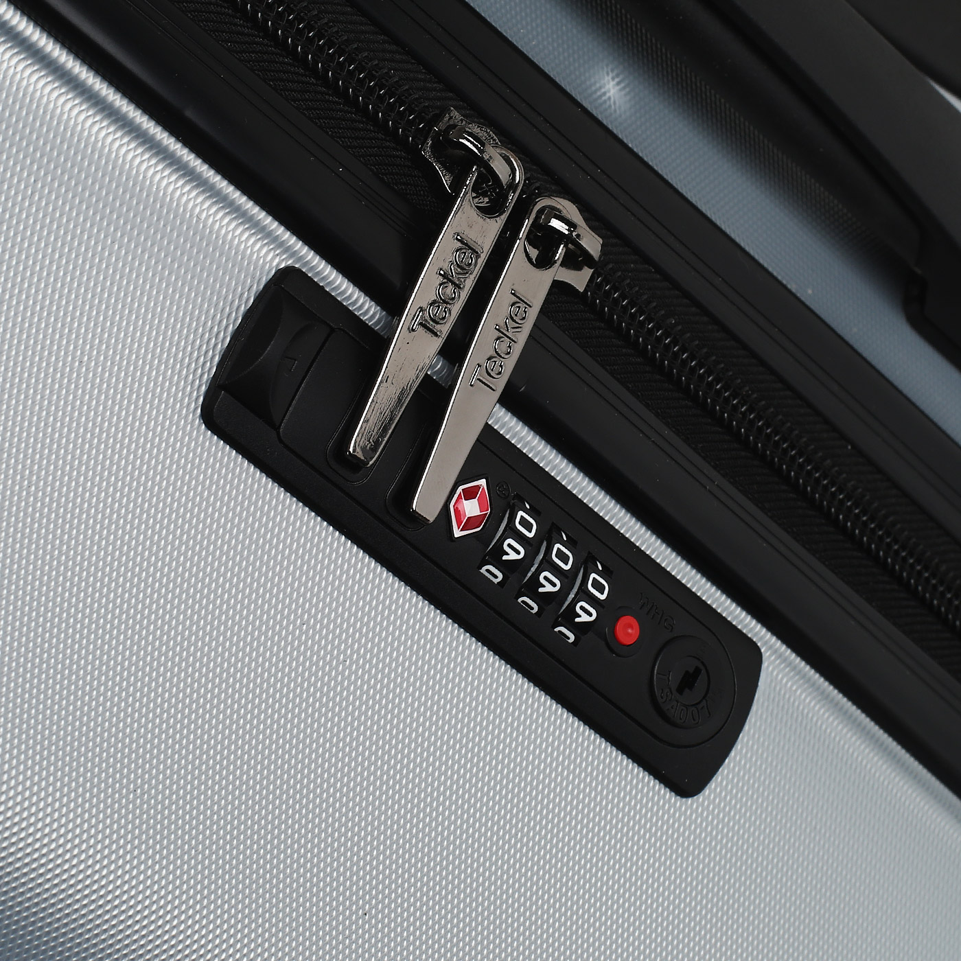 Чемодан большой L из ABS-пластика с кодовым замком Teckel Horizont