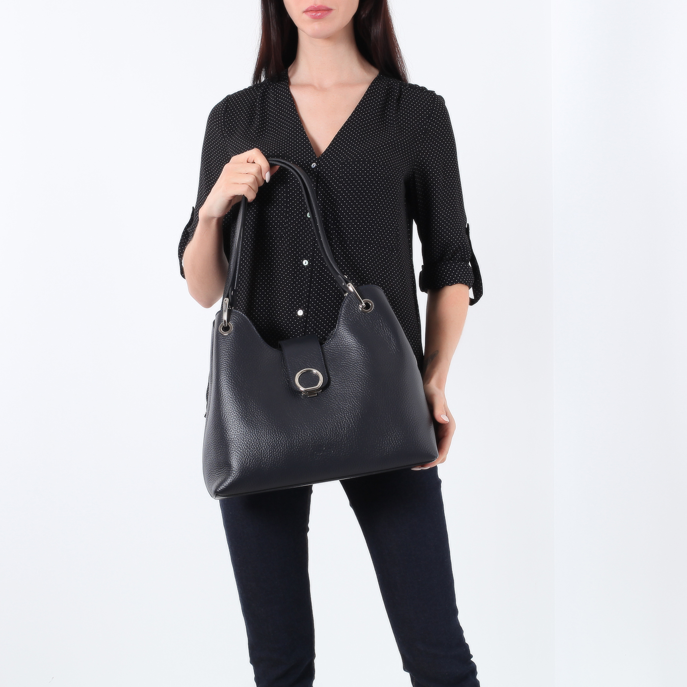 Сумка из мягкой кожи Chatte 