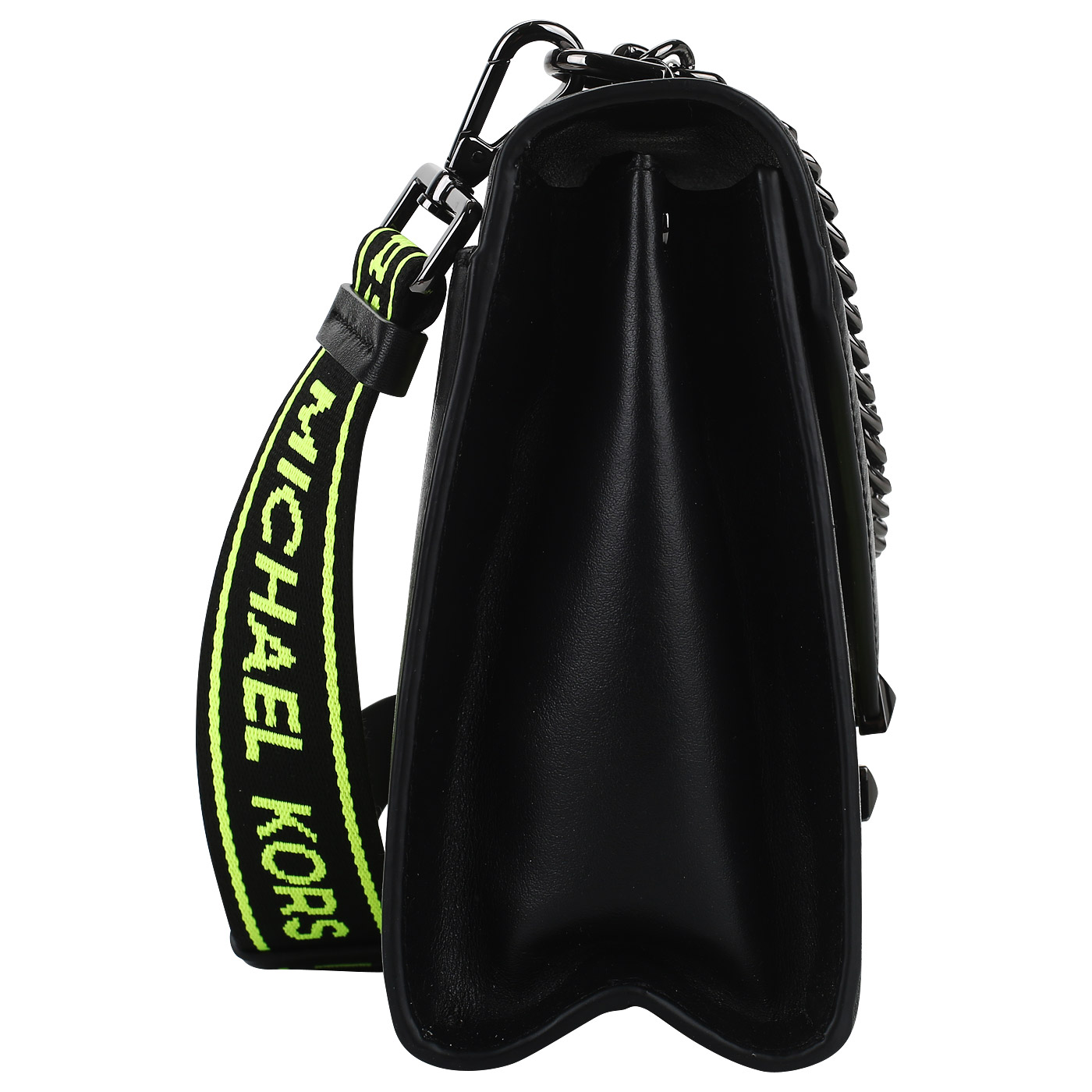 Кожаная сумка с тиснением Michael Kors Whitney