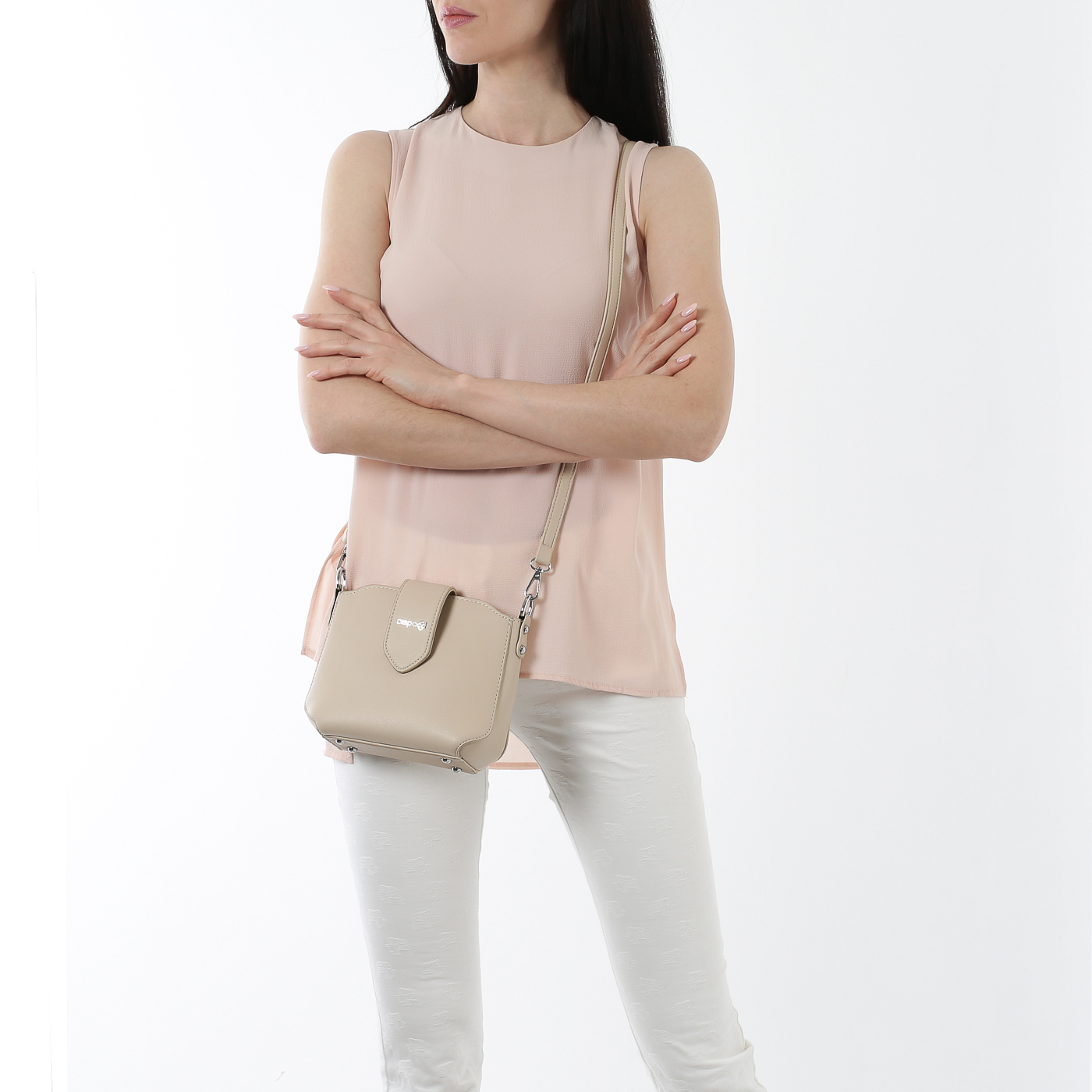 Сумка кремового цвета Dispacci 