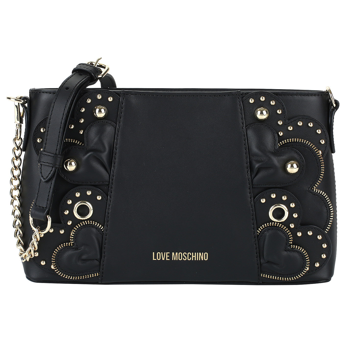 Love Moschino Женская сумочка из черной кожи