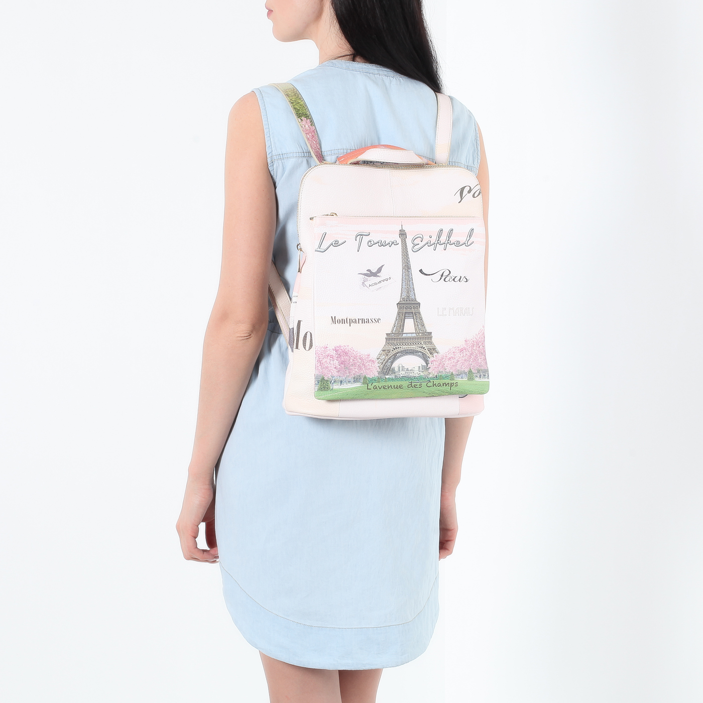 Городской рюкзак на молнии Acquanegra Paris