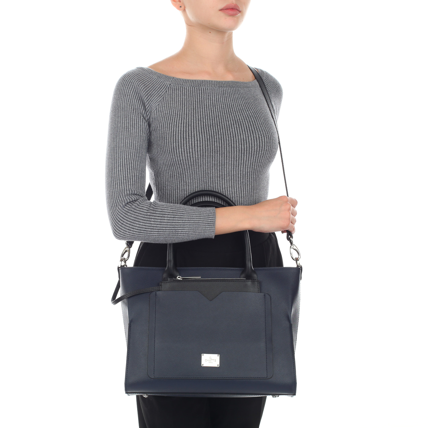 Женская сумка из натуральной сафьяновой кожи Chatte 