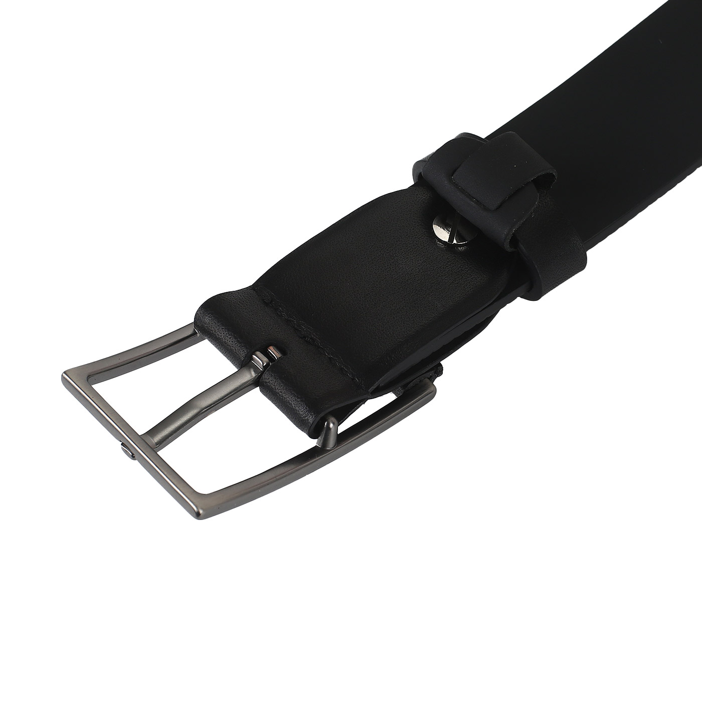 Черный кожаный ремень Mayrhoff 