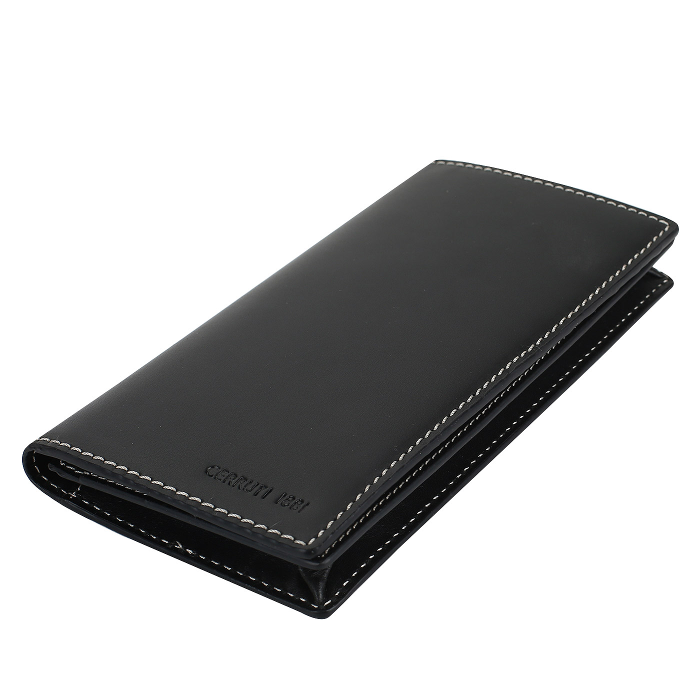 Черное кожаное портмоне Cerruti 1881 Briston