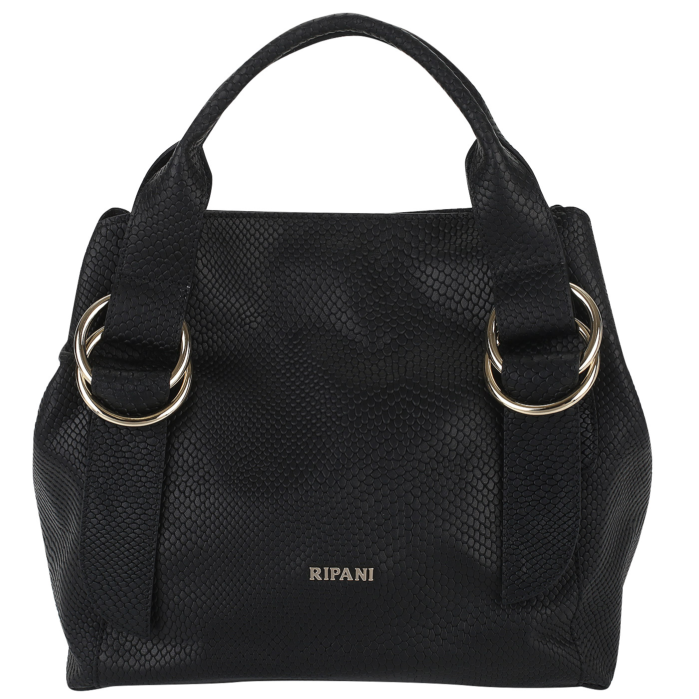Ripani Черная кожаная сумка