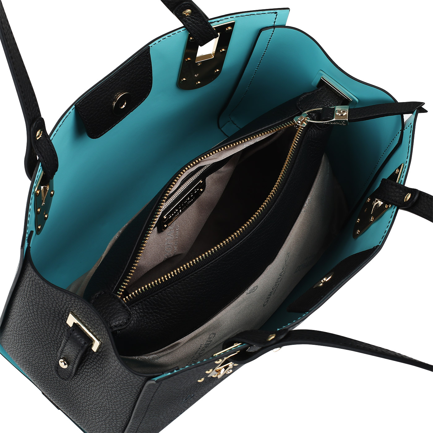 Черная сумка с декором Gironacci 