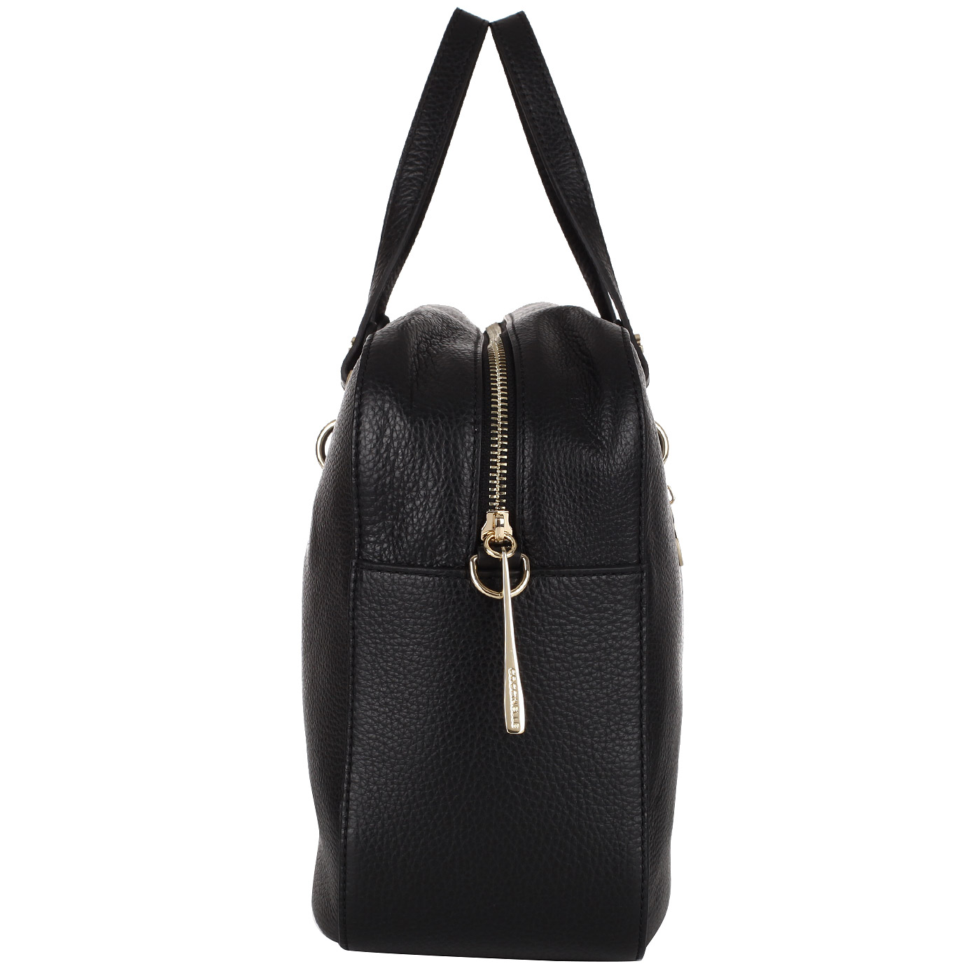 Черная кожаная сумка Coccinelle Alpha