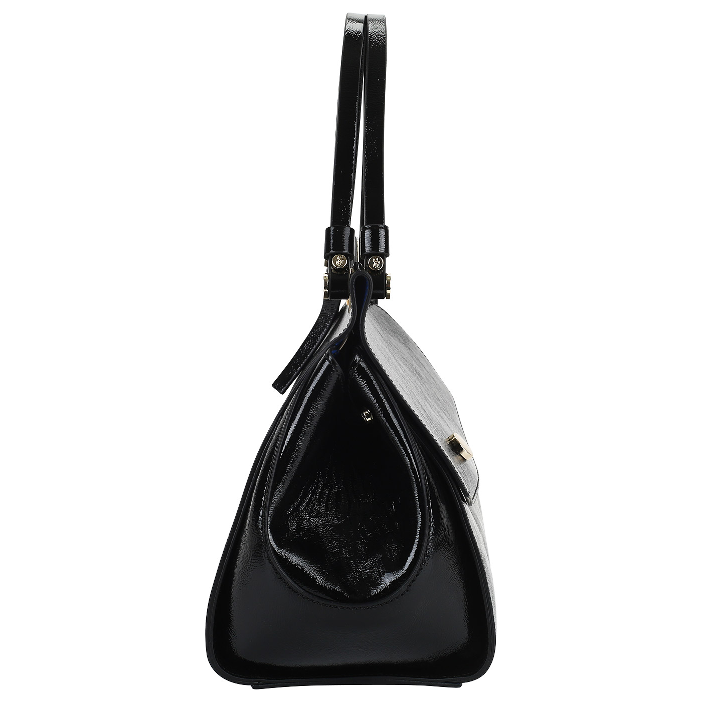 Кожаная сумка на кнопке Carlo Salvatelli Naplak