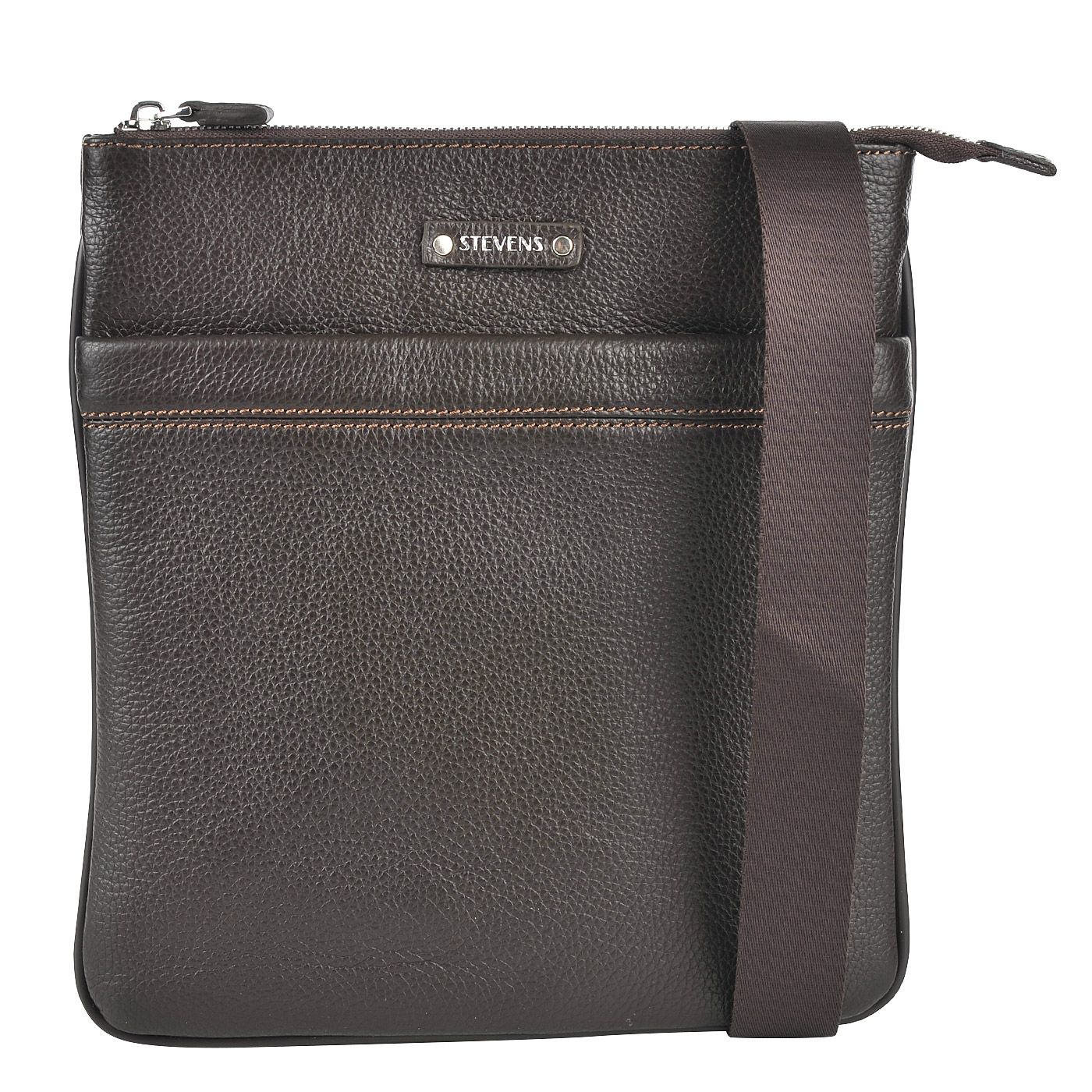 Мужская кожаная сумка через плечо Stevens 