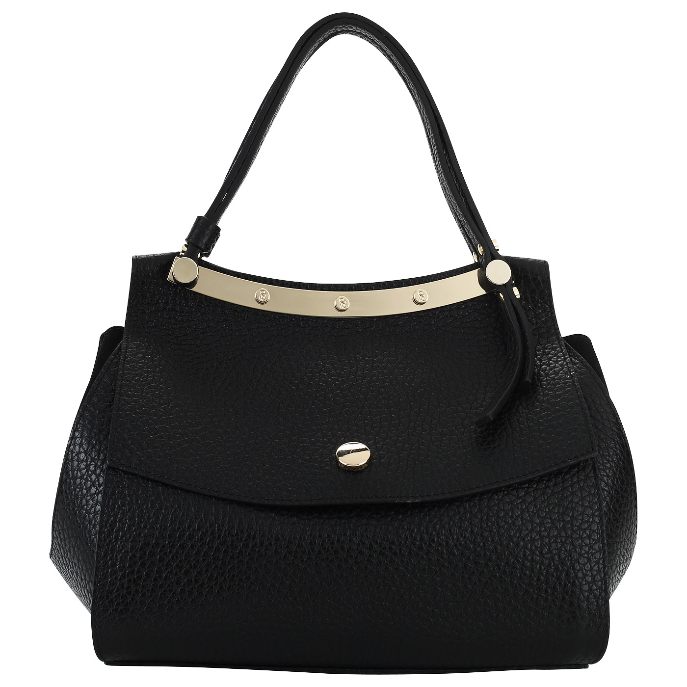 Carlo Salvatelli Сумка из кожи и замши