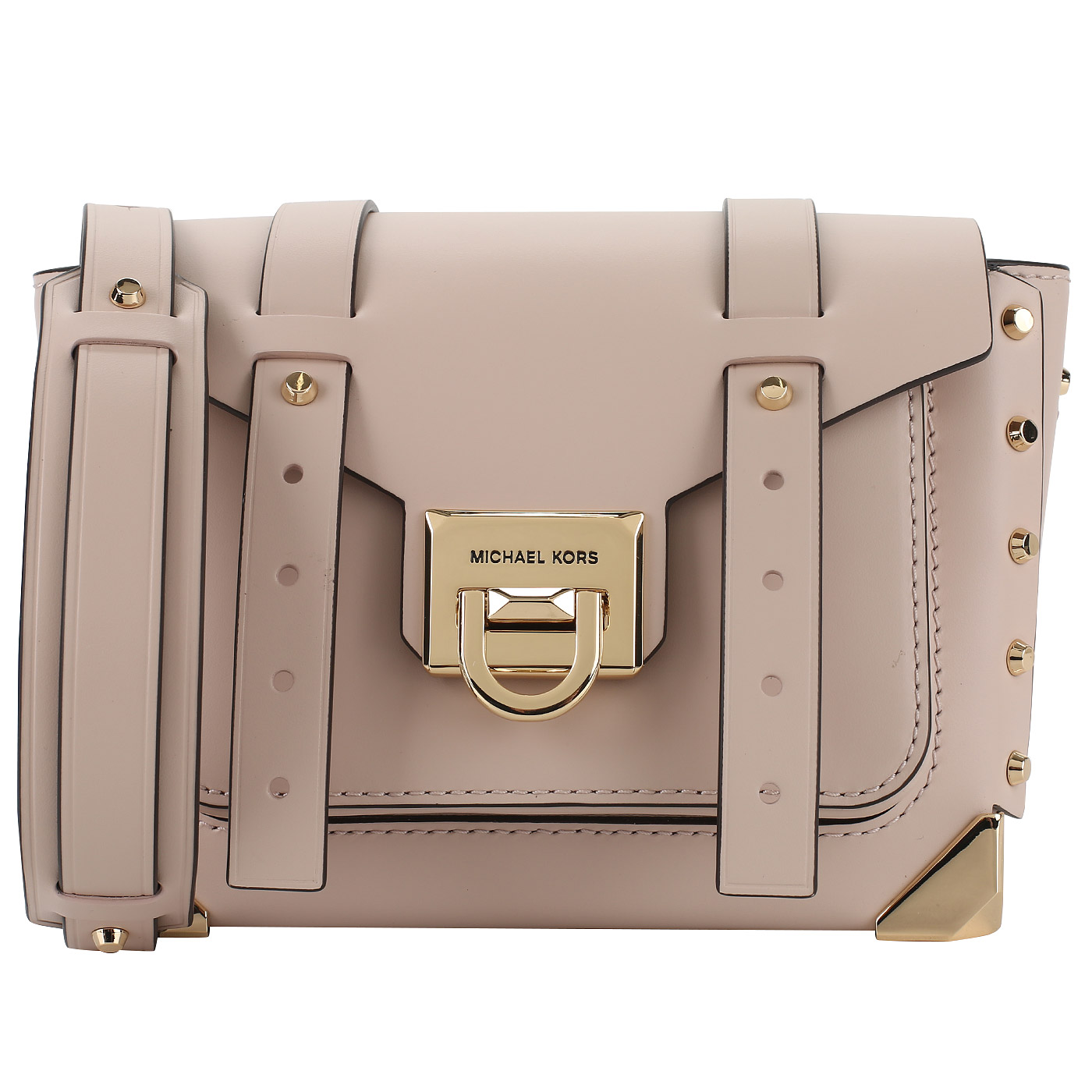 Michael Kors Кожаная сумка с клепками