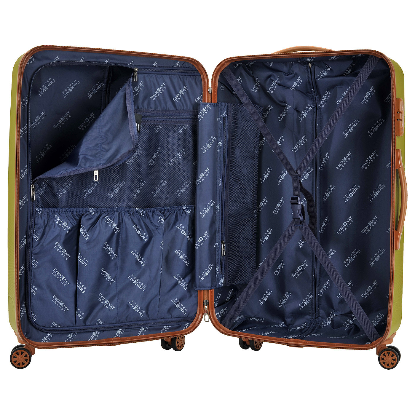 Чемодан большой L из ABS-пластика с кодовым замком Eberhart Goldstone