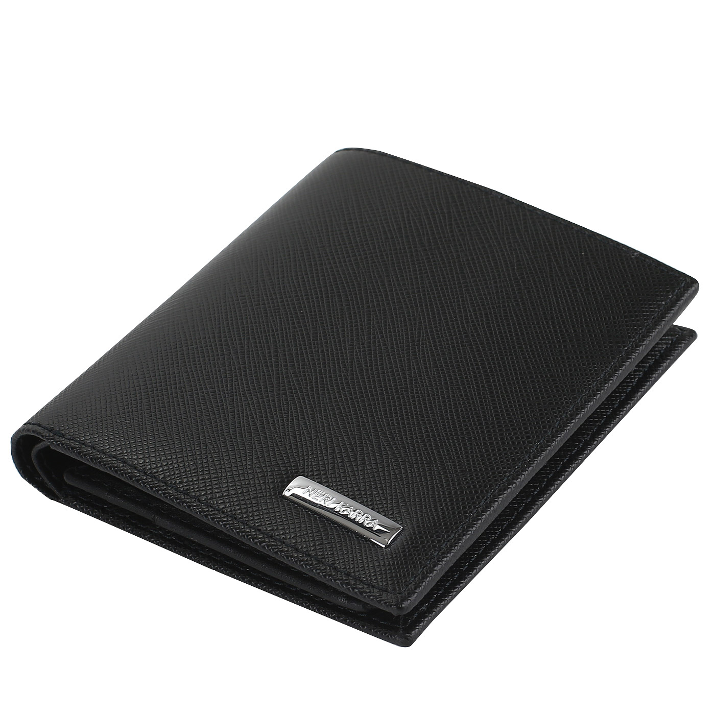 Складное портмоне из сафьяна Neri Karra 