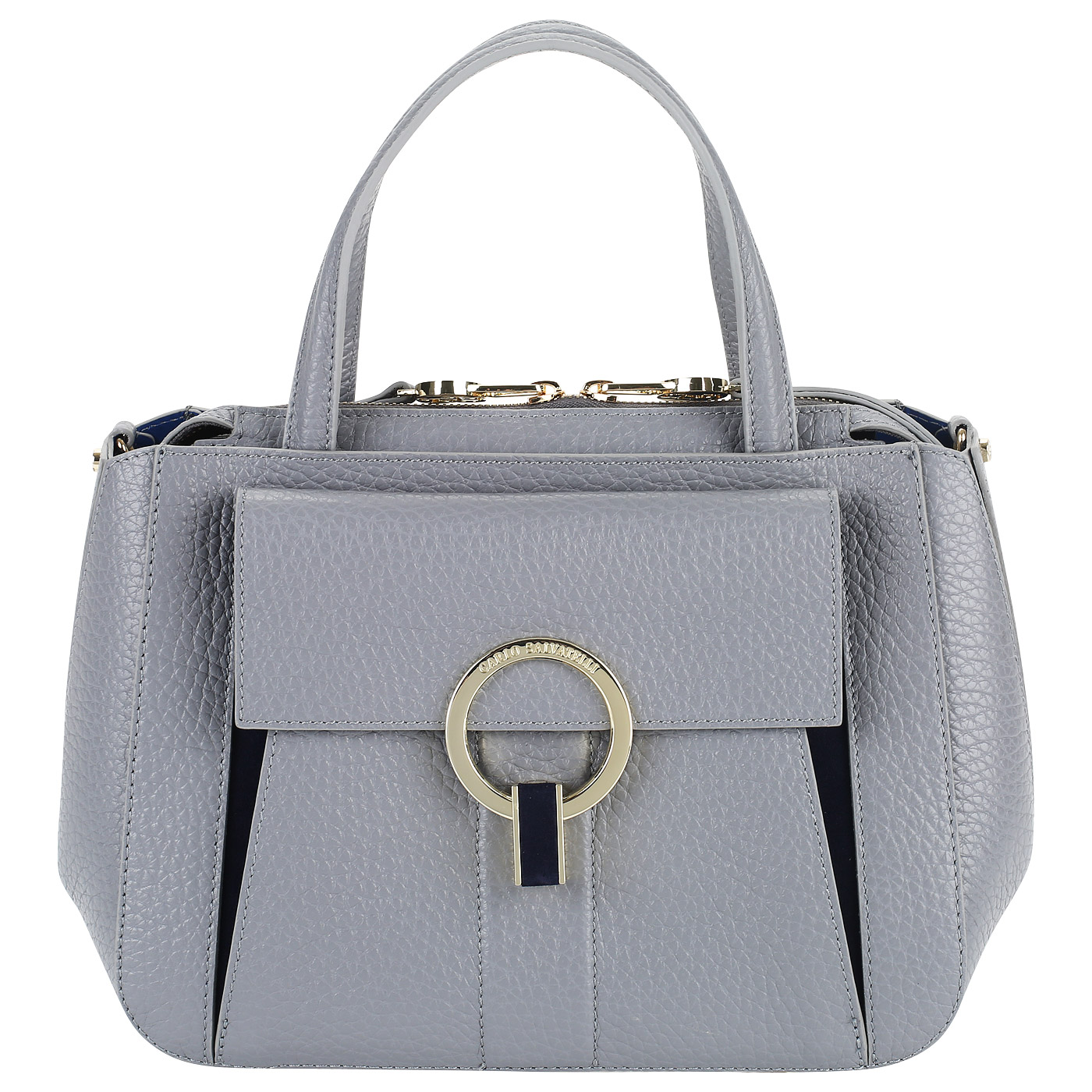 Carlo Salvatelli Кожаная сумка со съемным ремешком