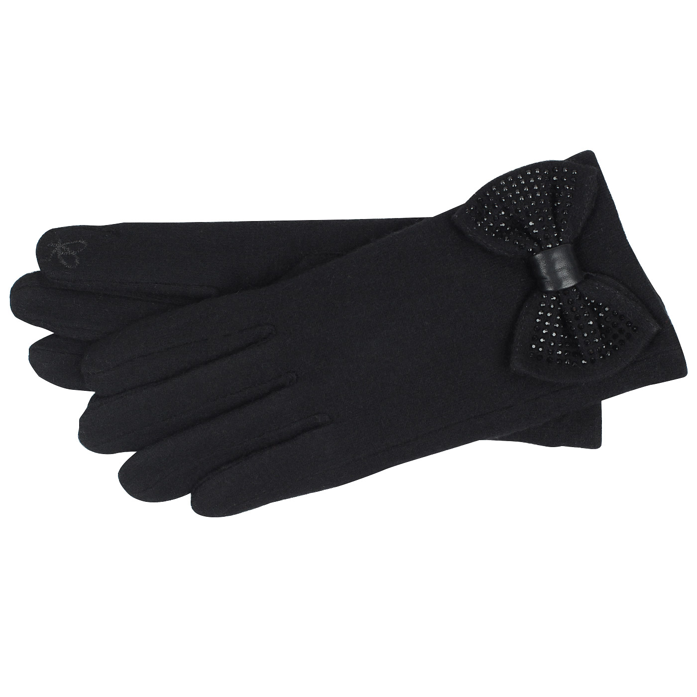 Pia Rossini Женские перчатки черного цвета