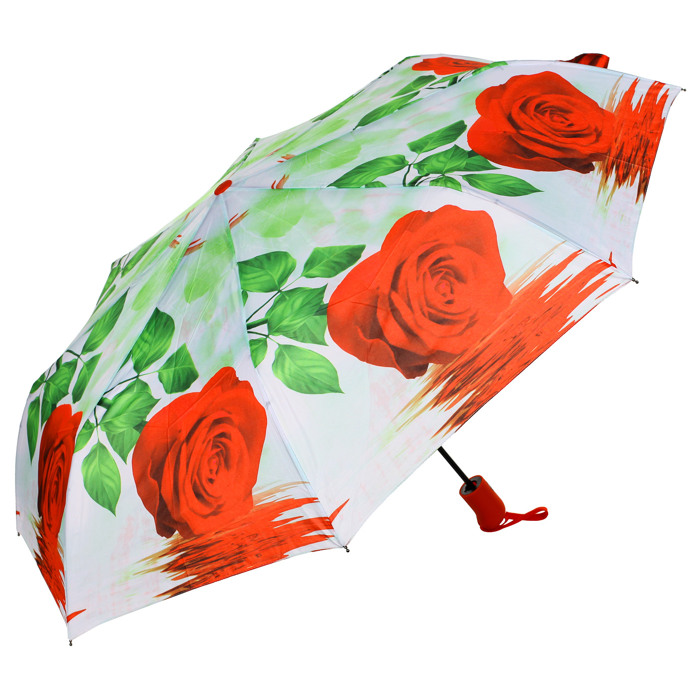 Raindrops Складной зонт с принтом