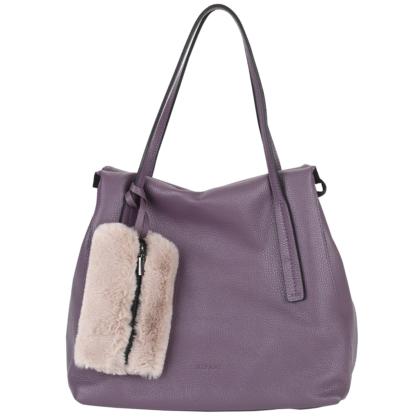 Ripani Сумка с меховым брелоком