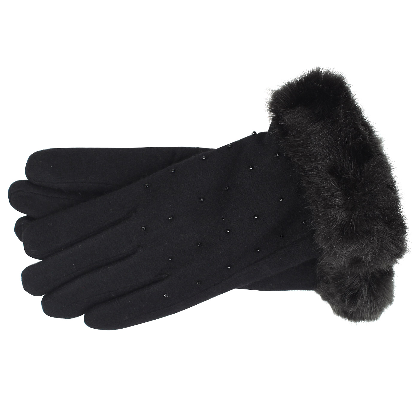 Pia Rossini Женские черные перчатки