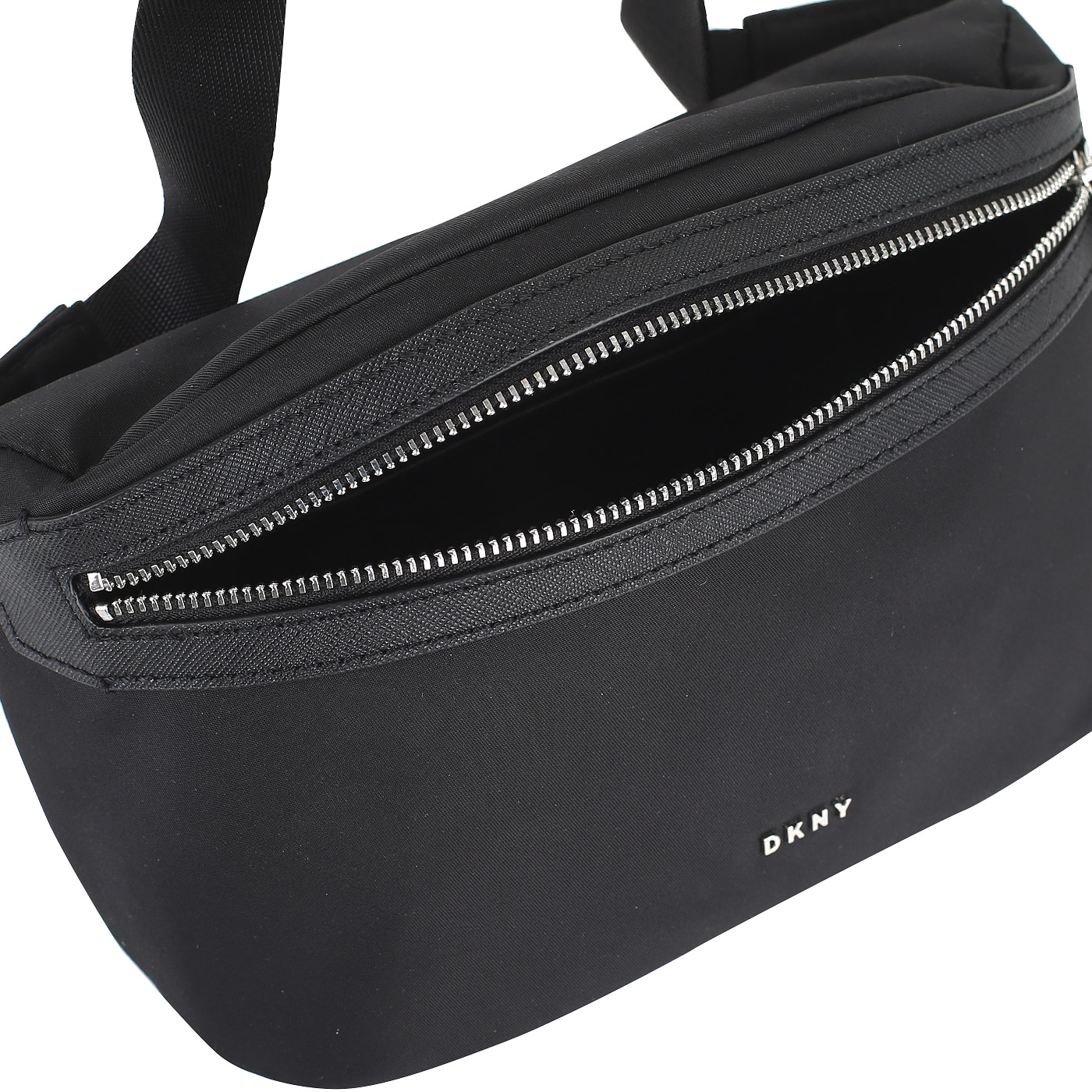 Черная сумка на пояс DKNY Casey