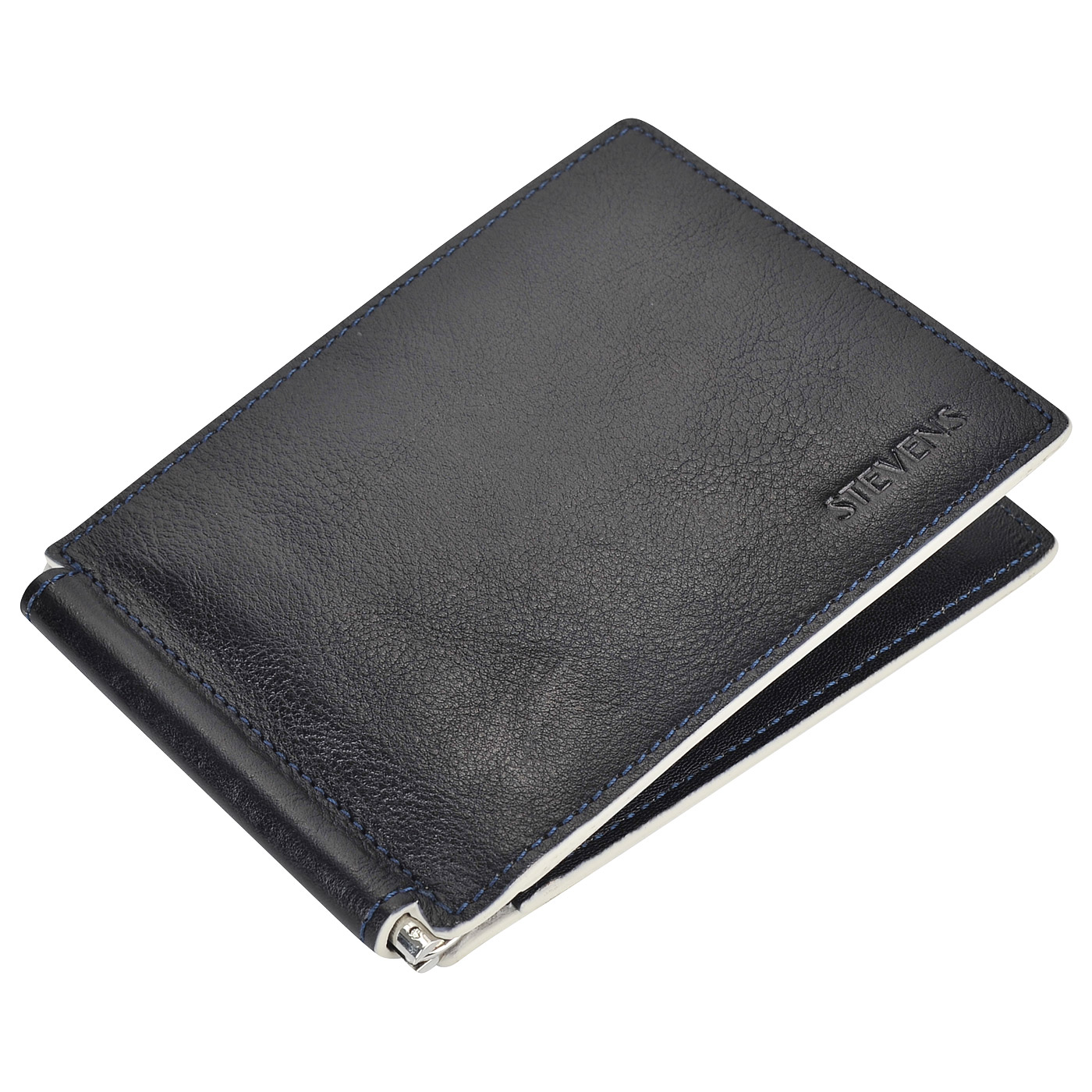 Кожаный зажим для купюр Stevens 
