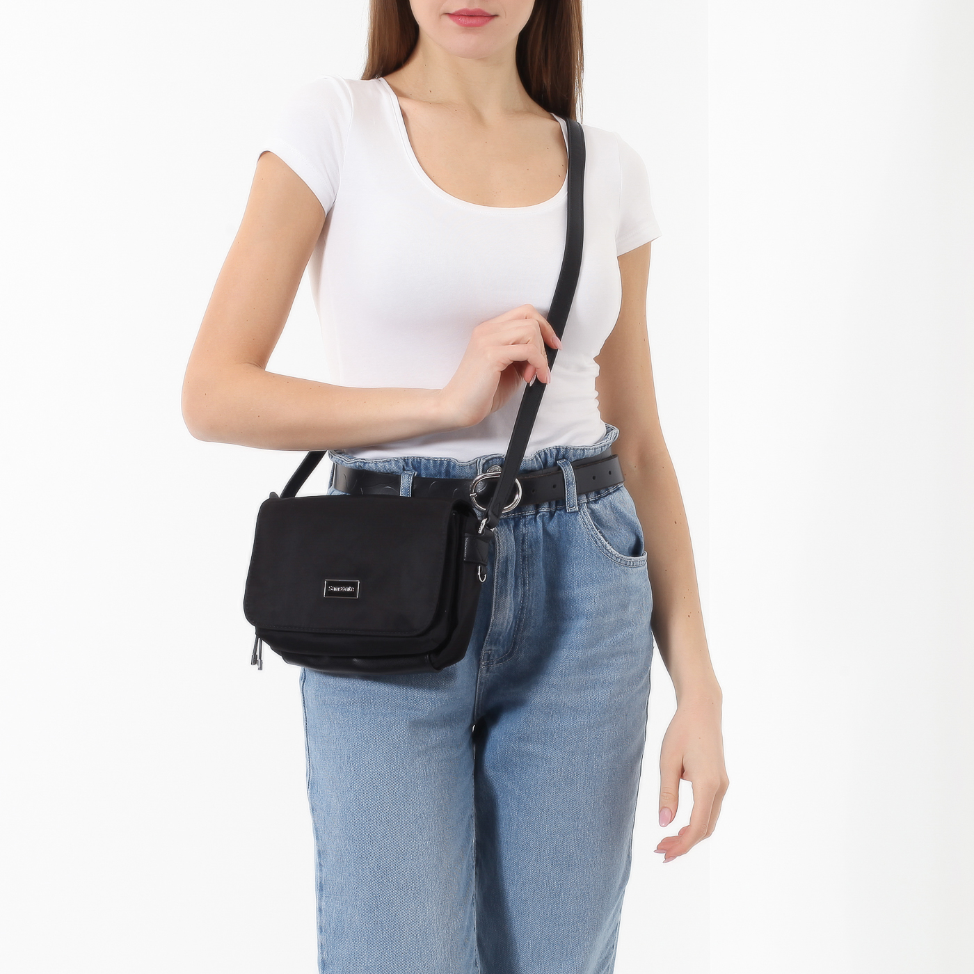 Сумка через плечо с откидным клапаном Samsonite Karissa