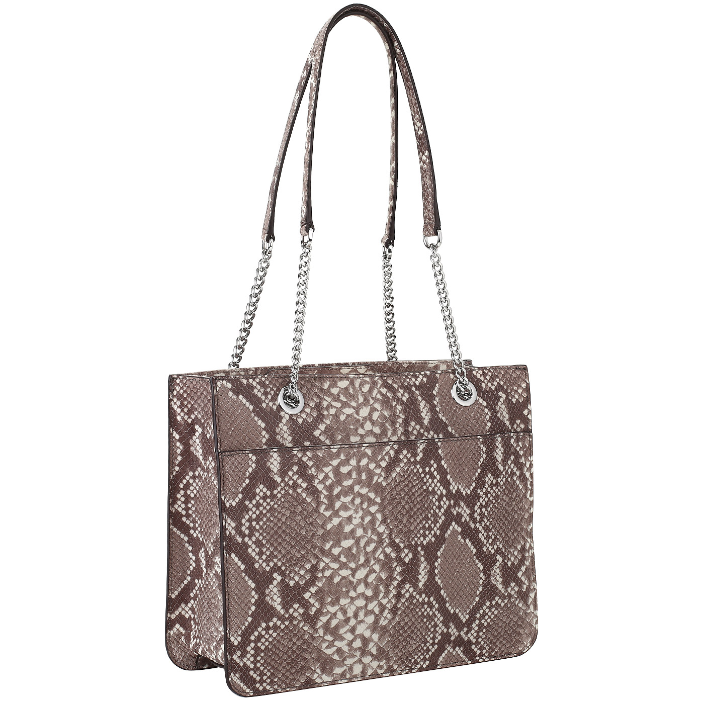 Сумка с отделкой под кожу питона DKNY Ann