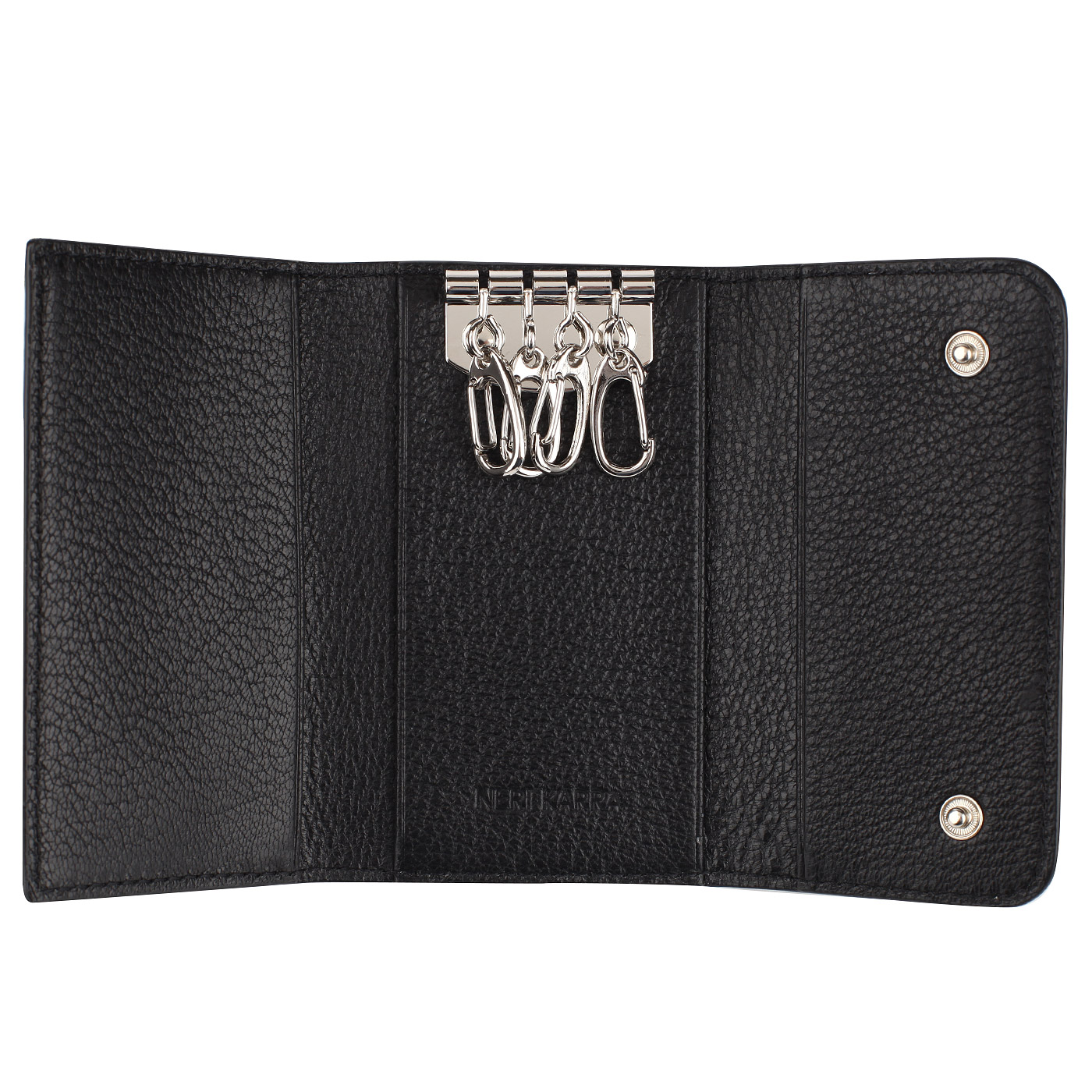 Черная кожаная ключница Neri Karra 