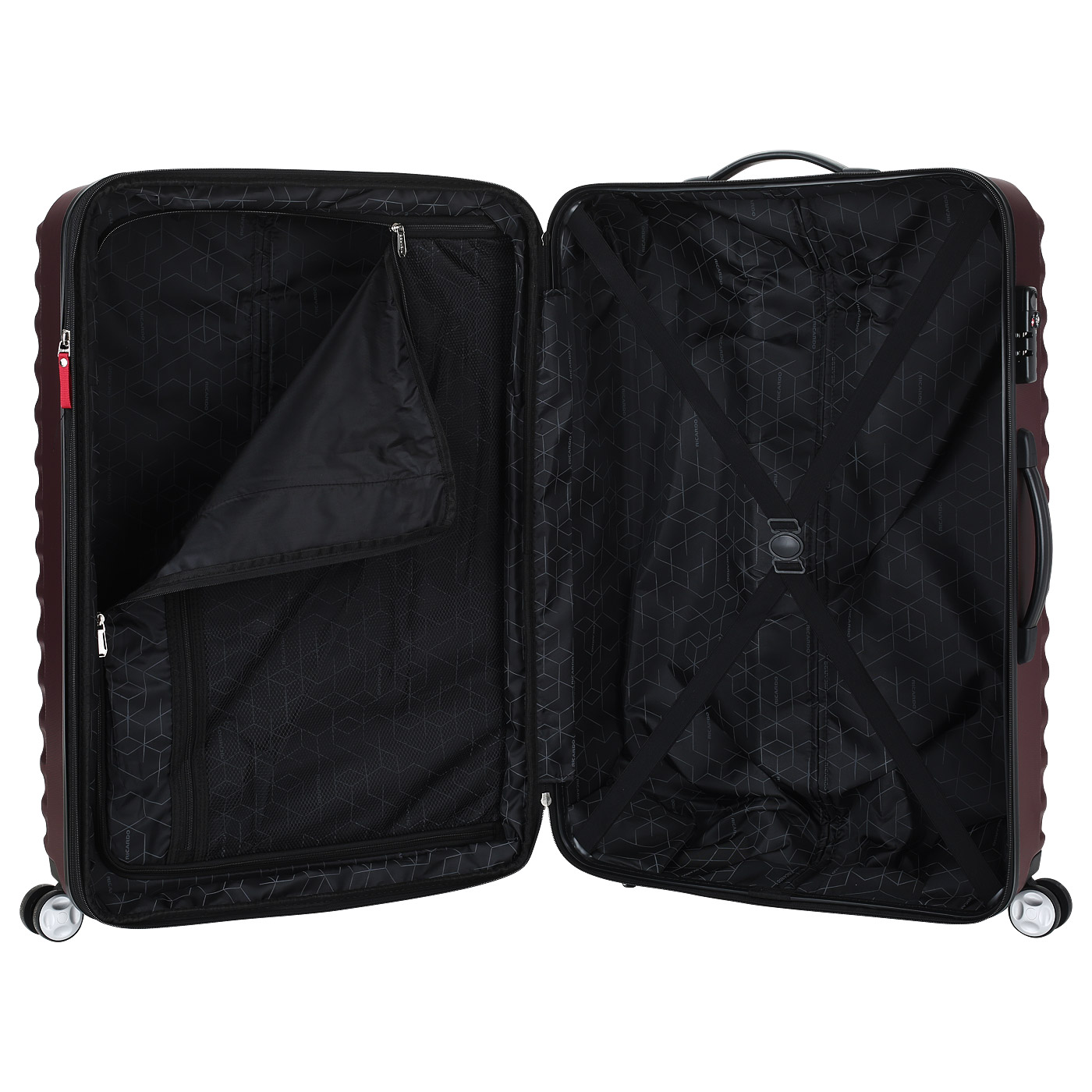 Чемодан большой L из ABS-пластика с кодовым замком Ricardo Rialto Hardside