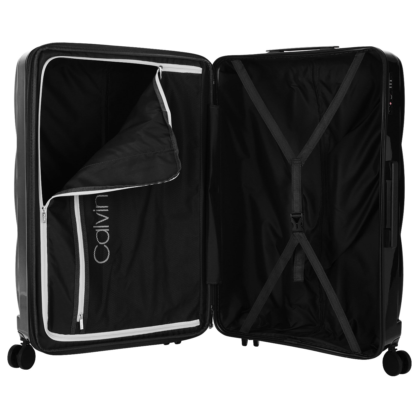 Чемодан большой L из ABS-пластика с кодовым замком Calvin Klein CK-630 Down To Fly