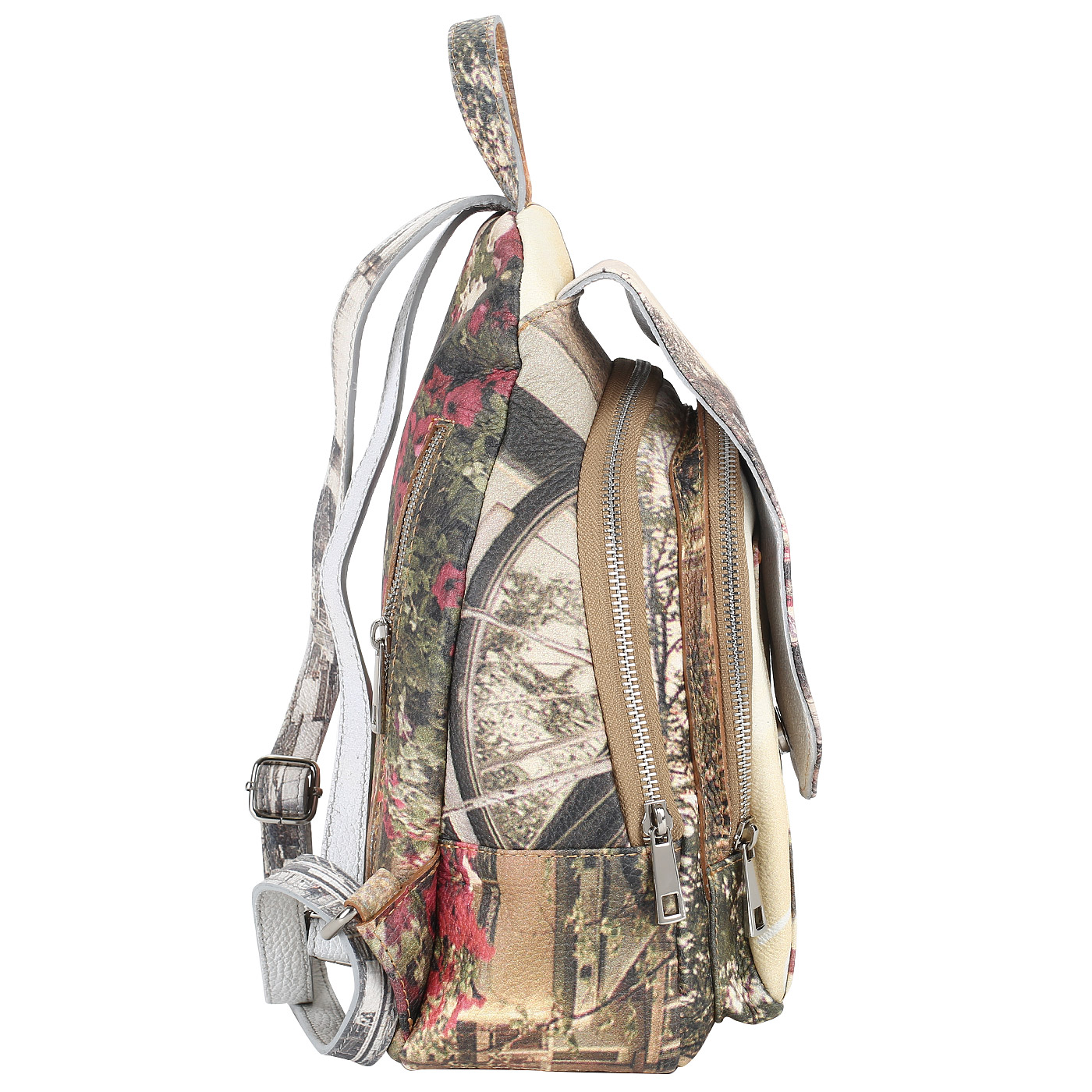 Кожаный рюкзак с откидным клапаном Acquanegra Amsterdam