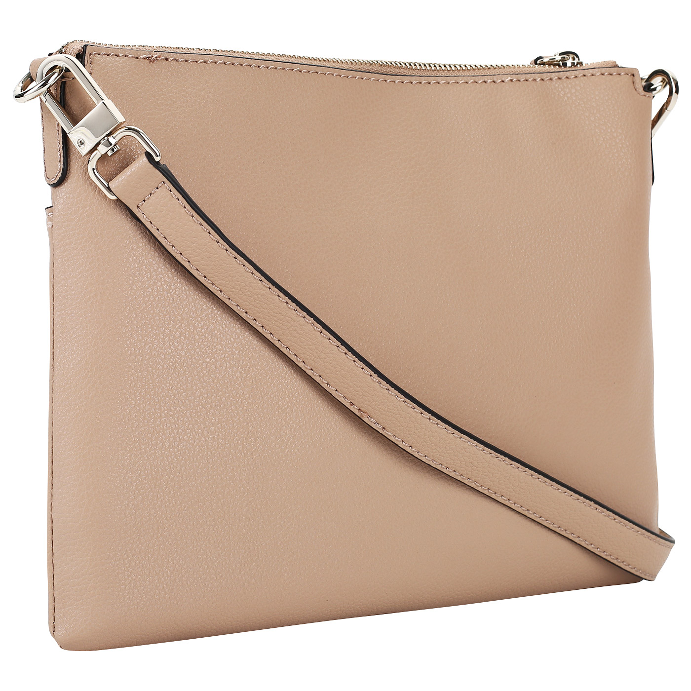 Бежевая женская сумочка с плечевым ремешком Guess Digital