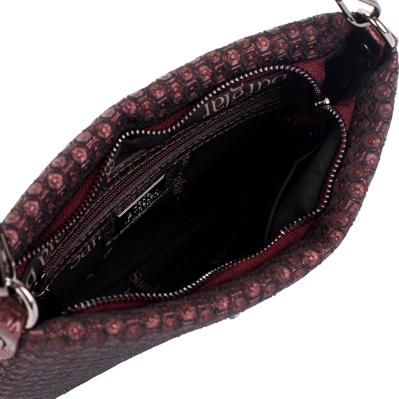 Кожаная сумочка на молнии Sara Burglar Cherie Cometa