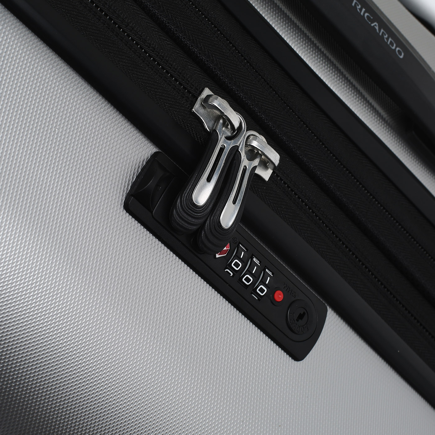 Чемодан большой L из ABS-пластика с кодовым замком Ricardo Santa Cruz 7.0