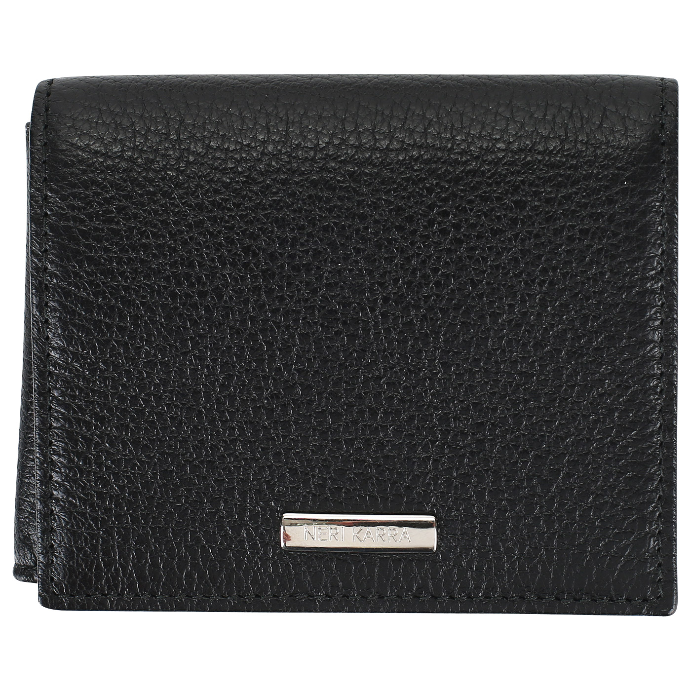 Neri Karra Складное портмоне из черной кожи