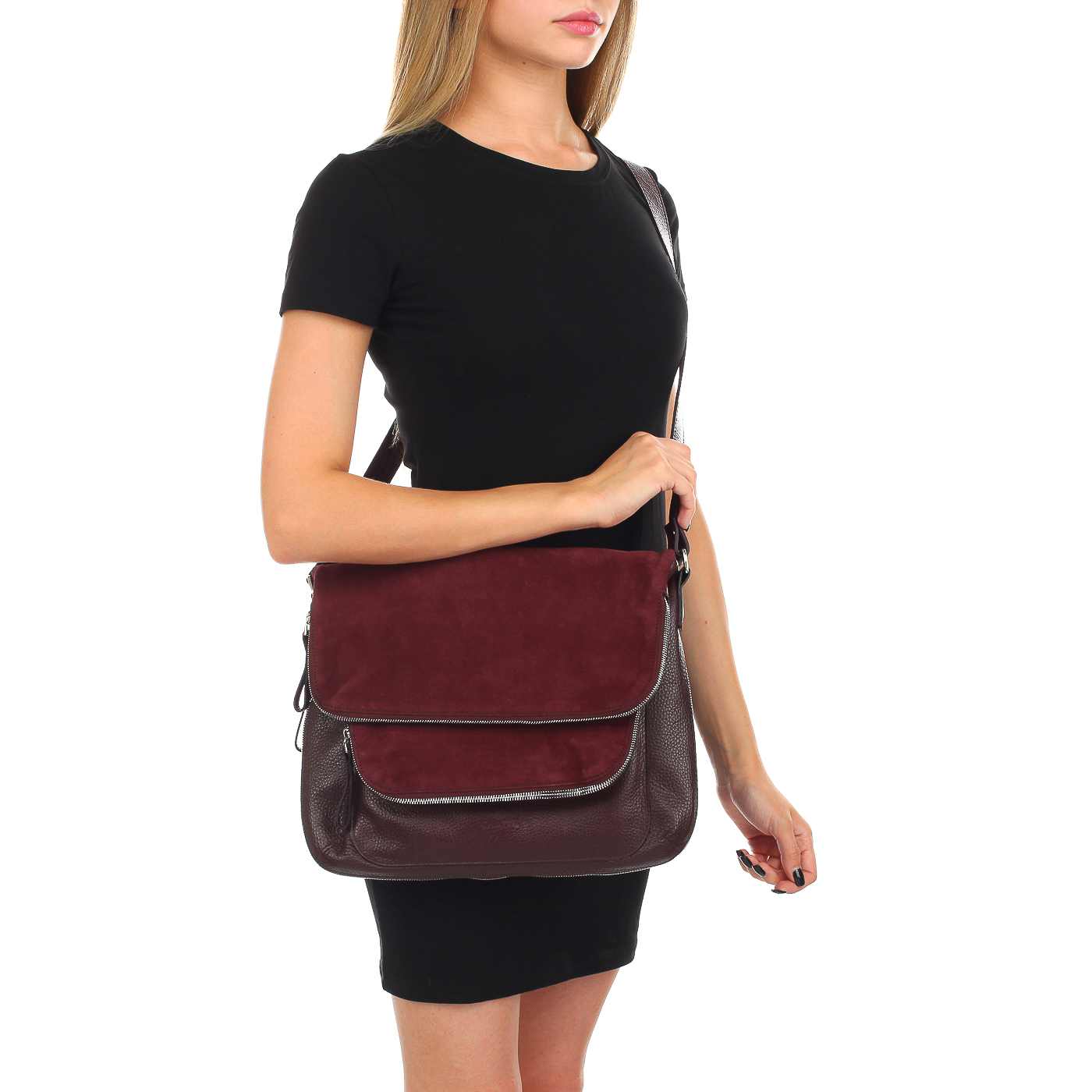 Сумка из мягкой кожи Chatte 