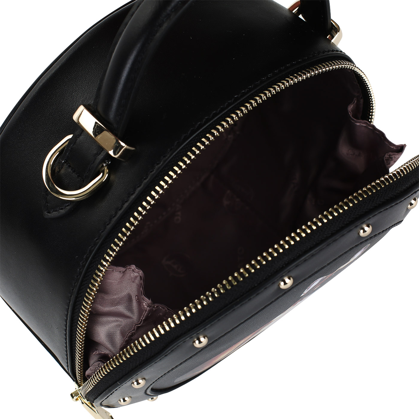 Женская круглая сумочка из кожи Fiato Dream 