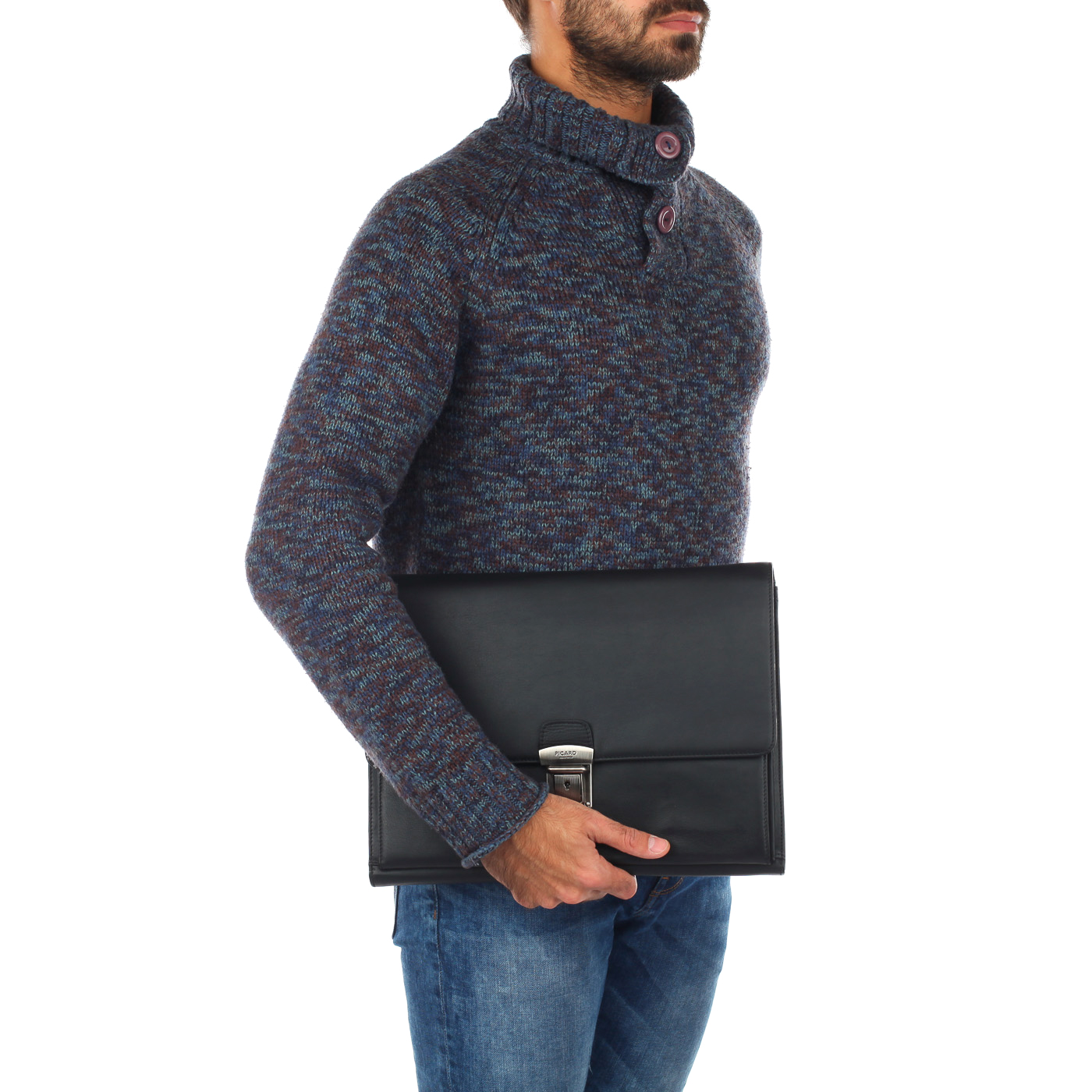 Кожаная папка для документов Picard Retro