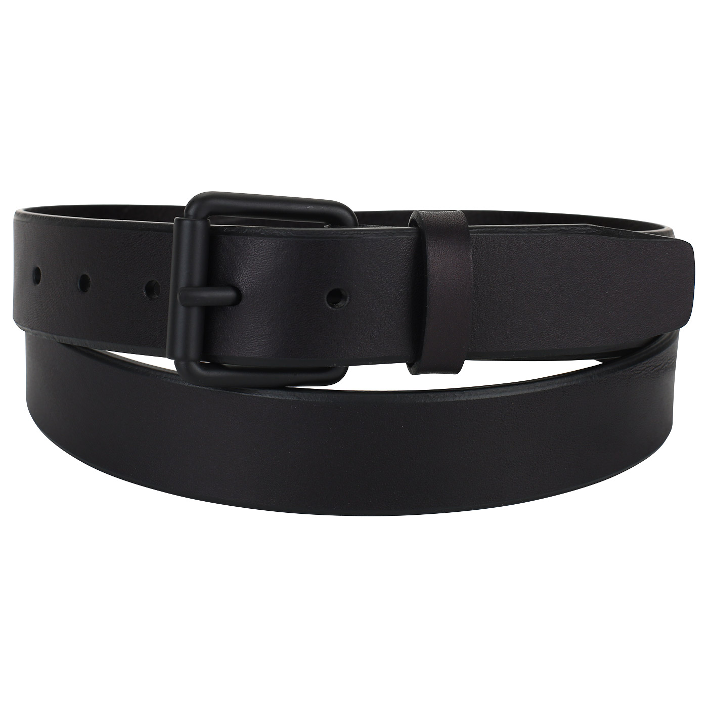 Piquadro Мужской ремень из черной кожи