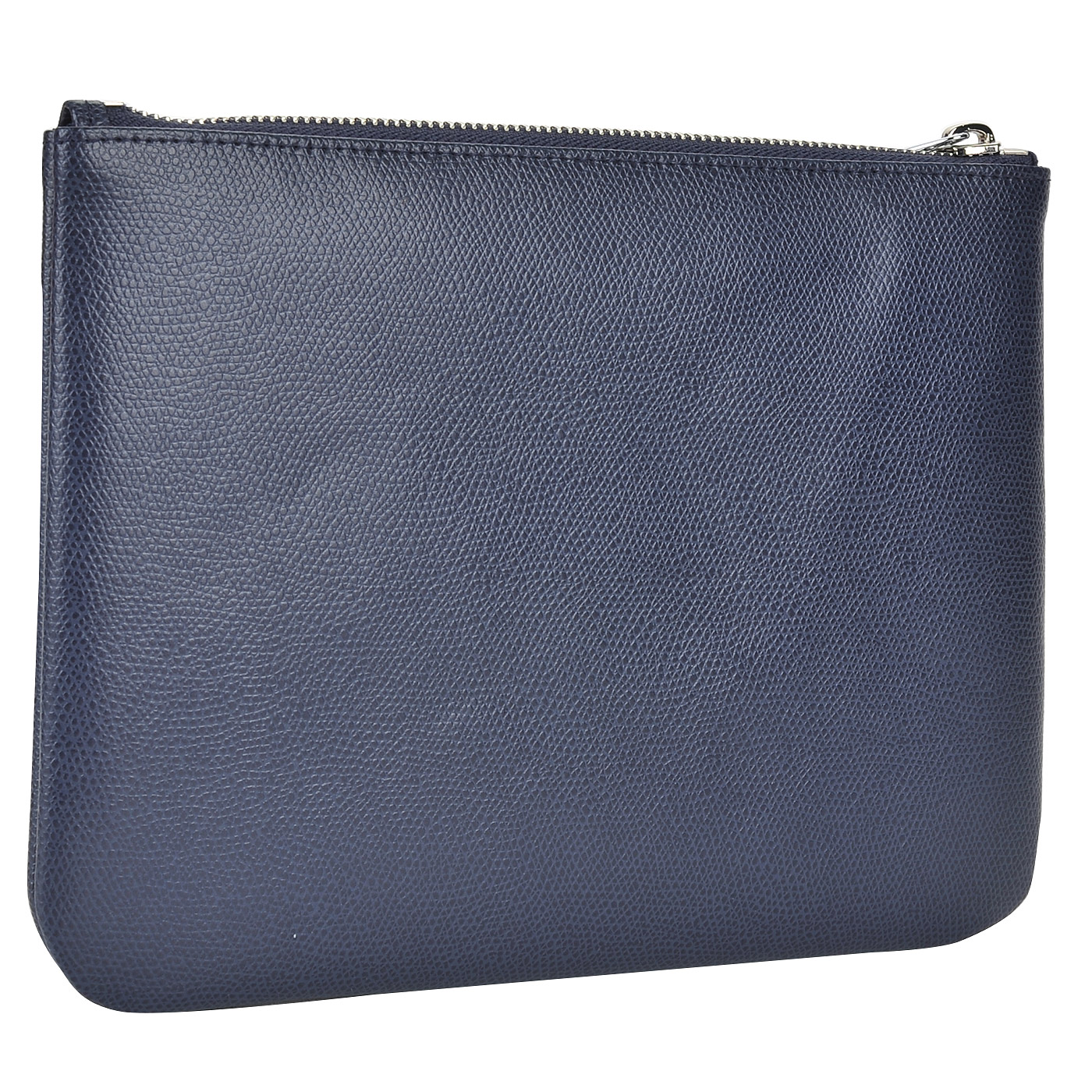 Синяя женская косметичка из натуральной кожи Aurelli Alma