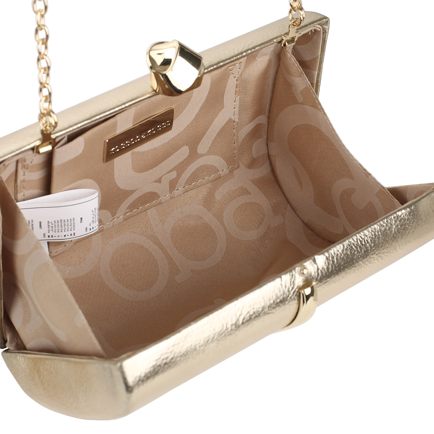 Золотистая сумочка Roccobarocco Kho