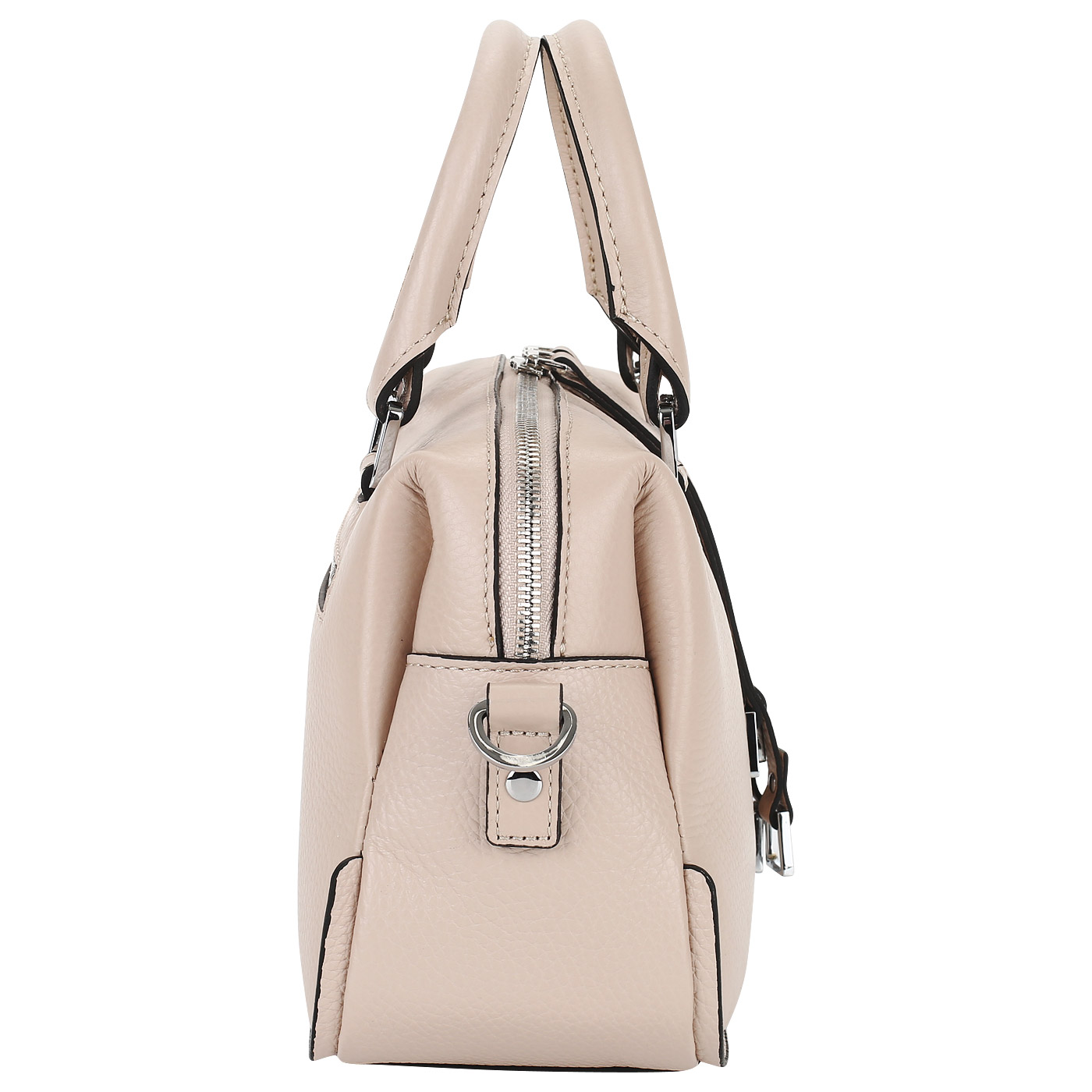 Бежево-розовая сумка Chatte Marseille