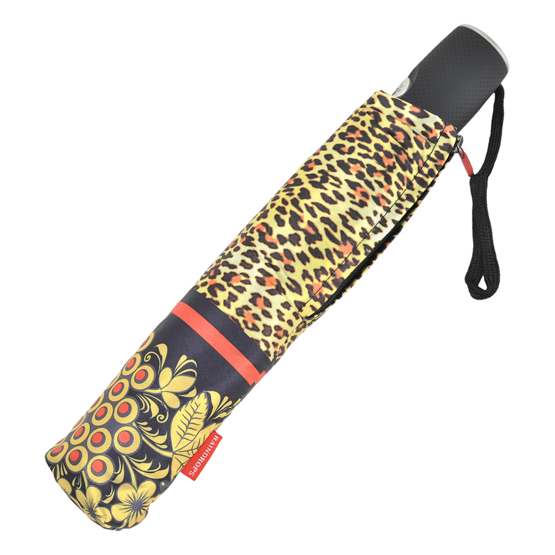 Складной зонт с принтом Raindrops 